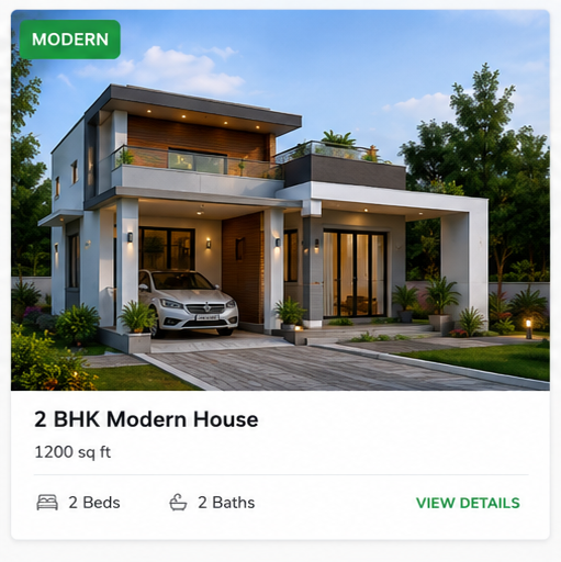 Modern 2BHK